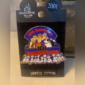 Disney 101 Dalmatians 40th Anniversary Limited Edition Pin